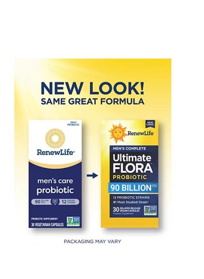 Renew Life RenewLife Men's Care Probiotic Complete 90B 30S # 620 - Image 2